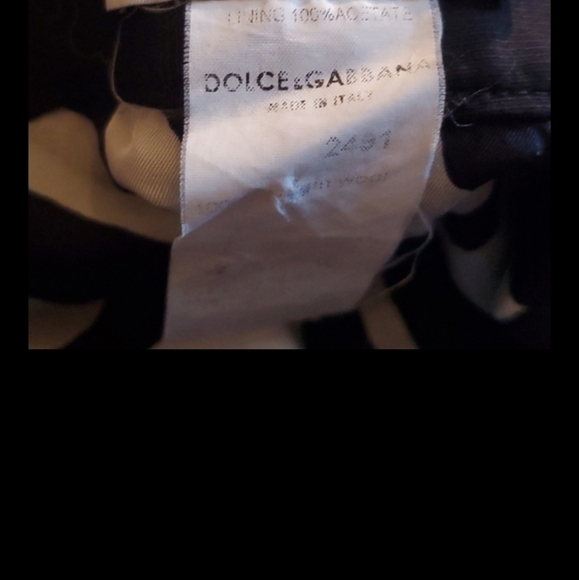 Dolce & Gabbana Skirt size S zebra black white Vergin wool euro - Picture 10 of 12
